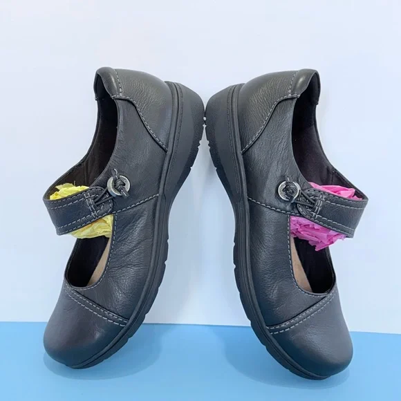 Clarks Women Carleigh Jane Black Leather Mary Jane Shoes Size 9.5 - Picture 17 of 17